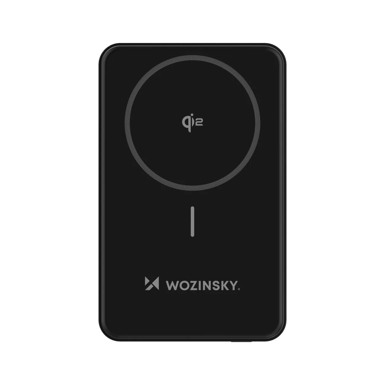 Baterie externă magnetică Qi2 de 10000 mAh cu porturi de încărcare USB-A și USB-C PD de 22,5 W - negru 10