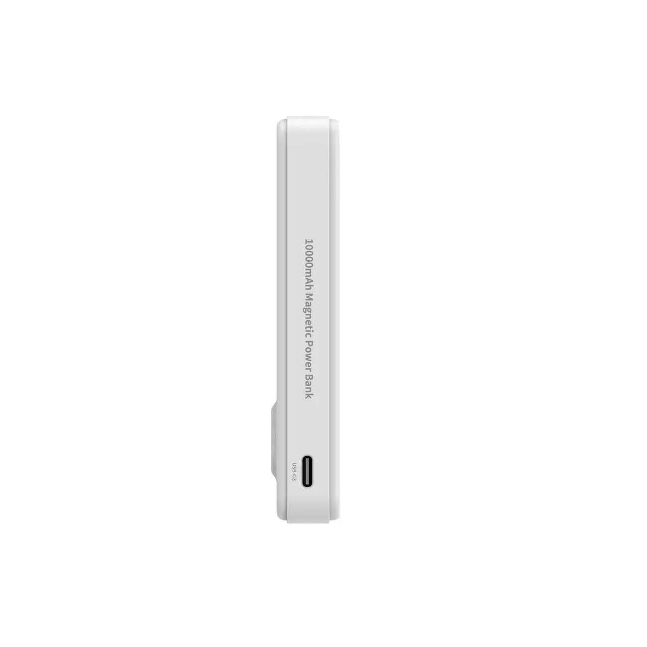 Qi2 10000mAh magnetska power bank s USB-A i USB-C 22,5W PD postoljem za punjenje - bijela 11