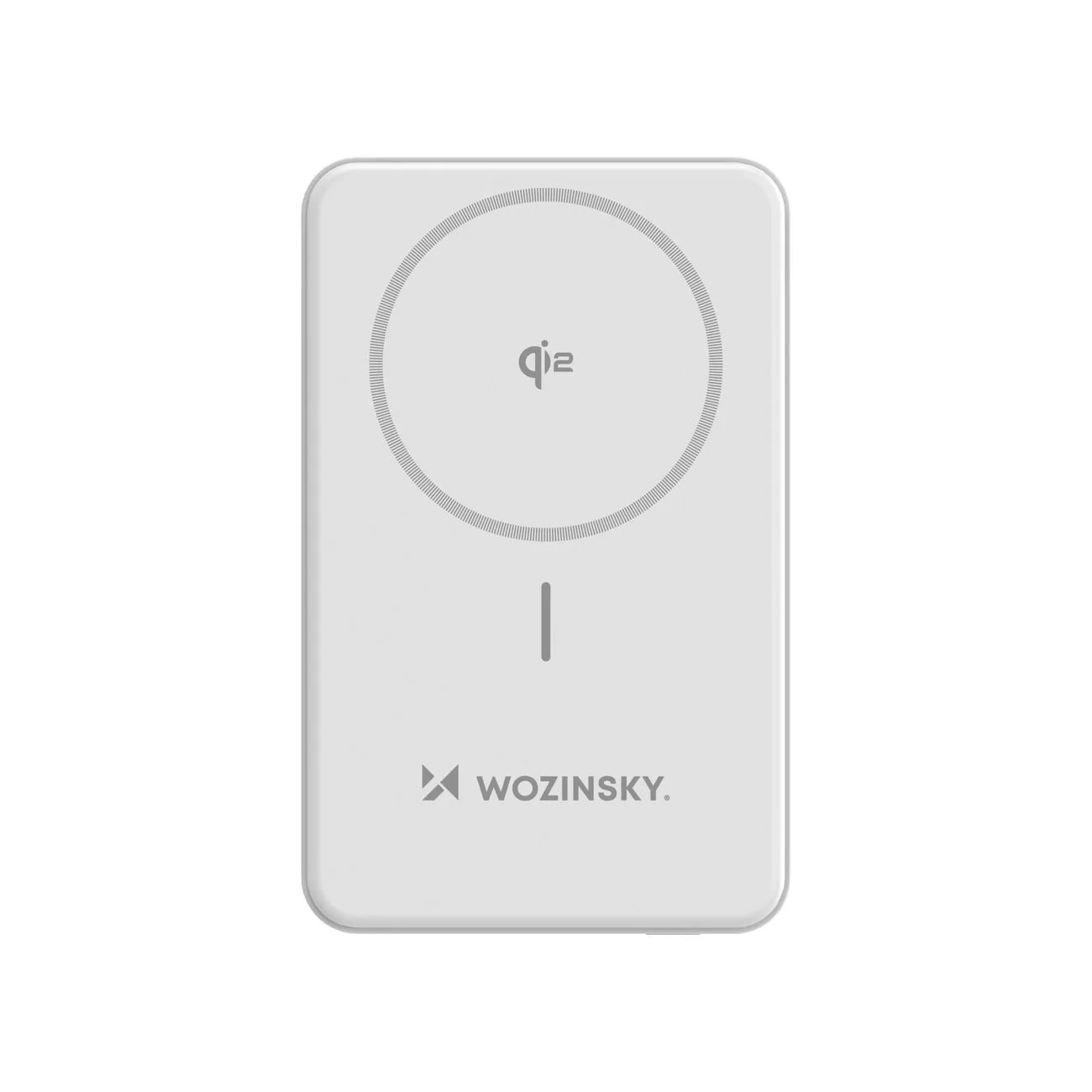Qi2 10000mAh magnetska power bank s USB-A i USB-C 22,5W PD postoljem za punjenje - bijela 3