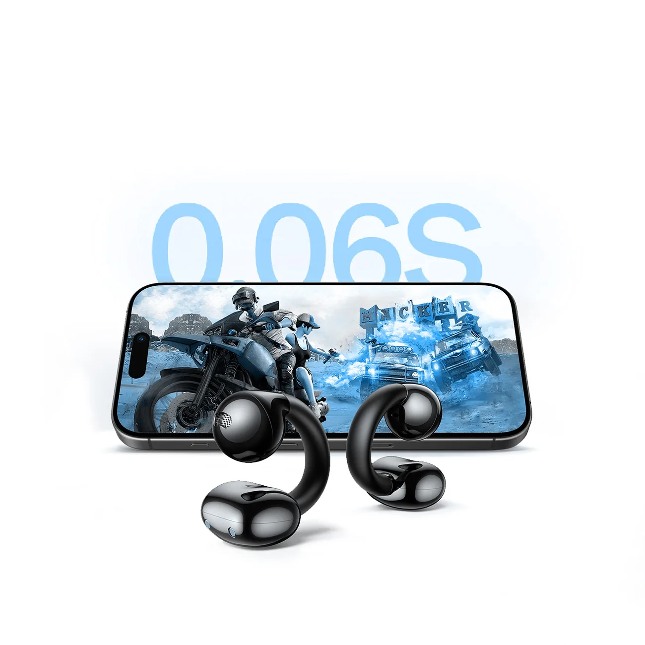 HiTune S3 AI ENC TWS Wireless Earbuds - Black 8