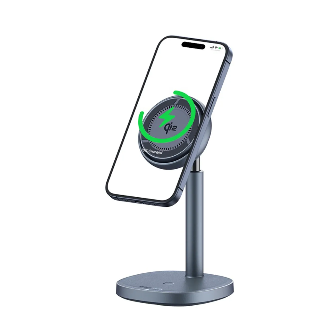 Încărcător inductiv 2-în-1 Orbit 2 Pro MagSafe Qi2 de 20 W cu sistem de răcire - Gri 5