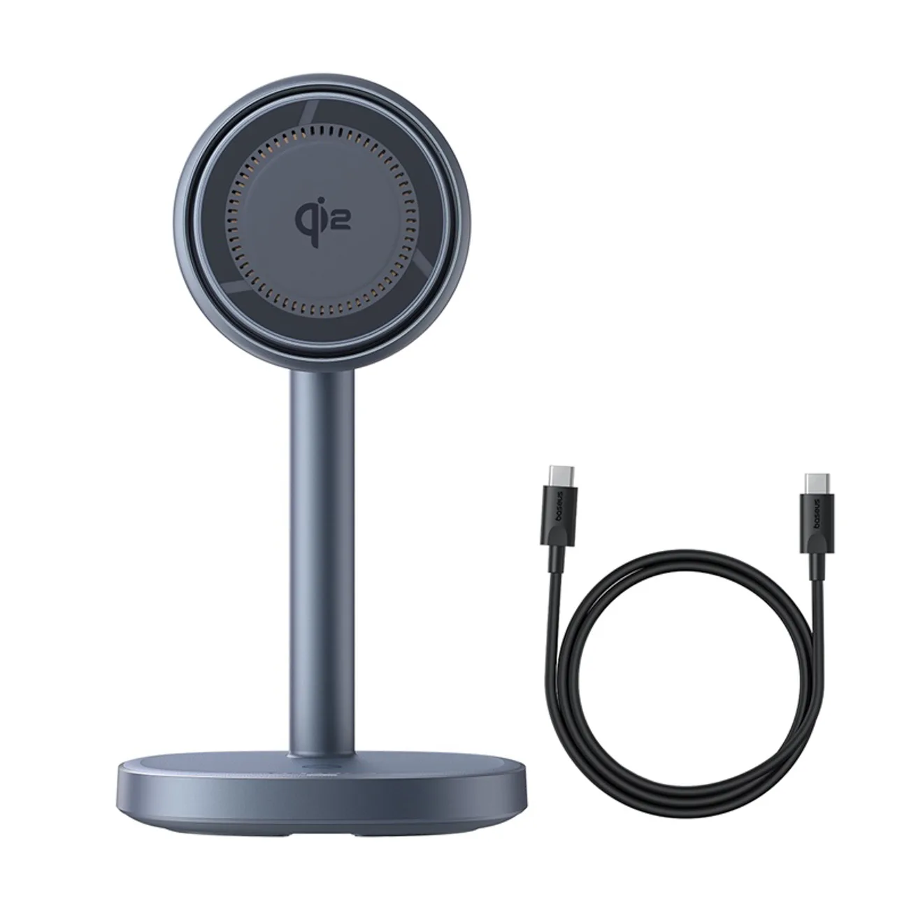 Încărcător inductiv 2-în-1 Orbit 2 Pro MagSafe Qi2 de 20 W cu sistem de răcire - Gri 7