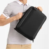 Prémium 15,6 hüvelykes laptop hátizsák USB-porttal, 42x8x28 cm – fekete 11