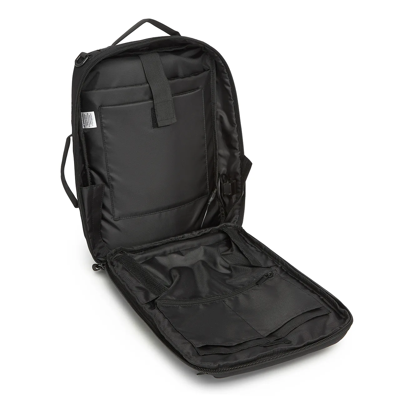 Premium ruksak za laptop 15,6'' s USB priključkom, 42x8x28 cm - crni 4