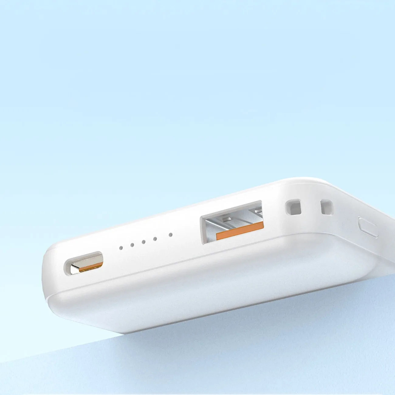 K14S+ 10000mAh Power Bank with Stand 20W USB-A / USB-C / MagSafe - White 4
