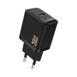 PD20W GaN USB-C fali töltő – fekete