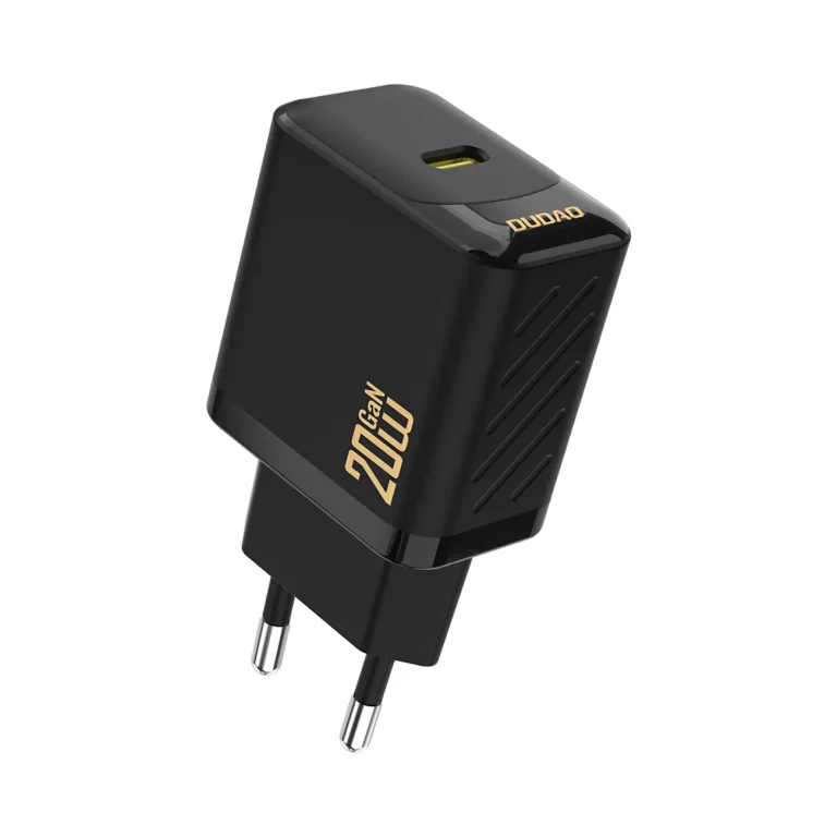 PD20W GaN USB-C fali töltő – fekete