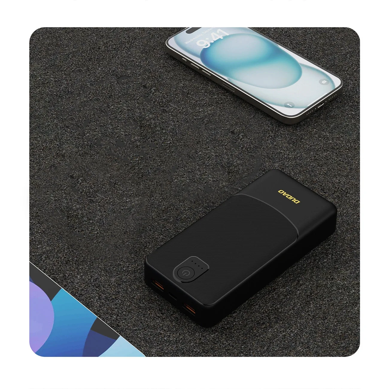 Powerbank K10Pro 20000mAh 2.4A USB-A - czarny 4
