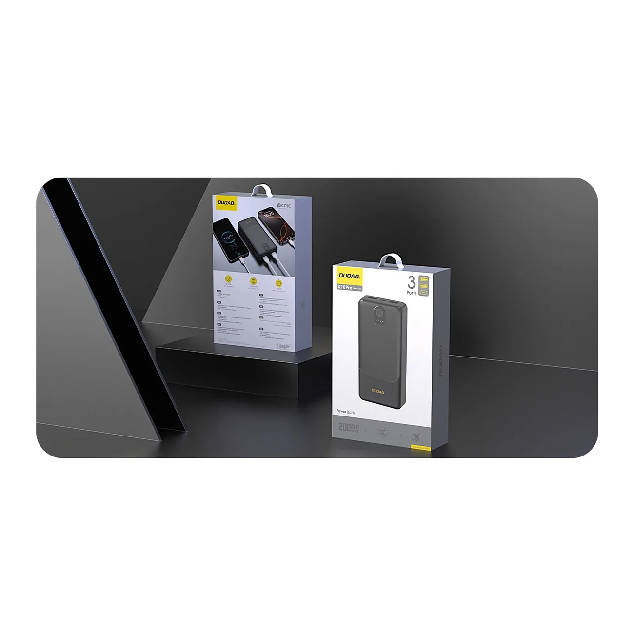 Powerbank K10Pro 20000mAh 2.4A USB-A - czarny 5