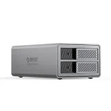 9828RU3 lemezsorozat RAID vezérlővel 2 db 2,5'' / 3,5'' SATA HDD / SSD meghajtóhoz – szürke