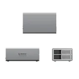 9828RU3 lemezsorozat RAID vezérlővel 2 db 2,5'' / 3,5'' SATA HDD / SSD meghajtóhoz – szürke 2