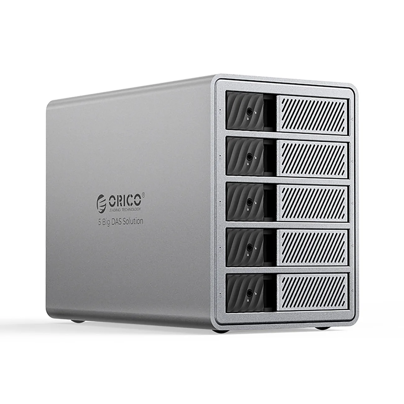 9858T3 lemezsorozat Thunderbolt 3 csatlakozóval, 5 db 2,5'' / 3,5'' SATA HDD / SSD meghajtóhoz – szürke