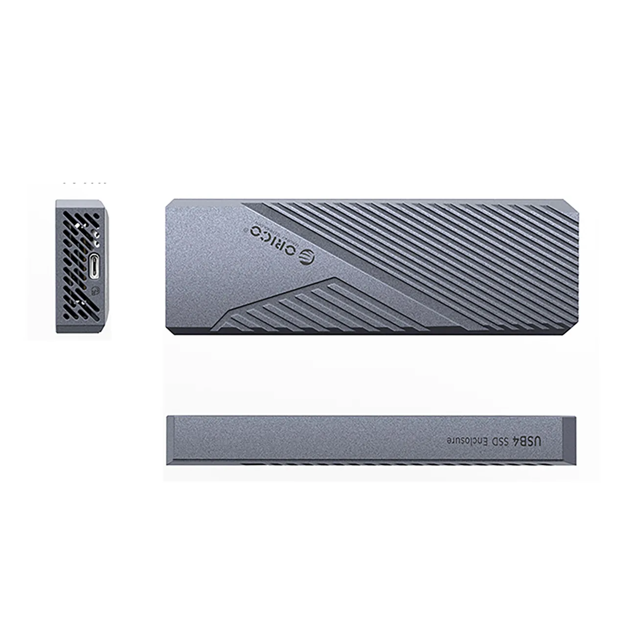 Kieszeń obudowa na dysk CNM2-G20 M.2 NVME USB-C 20Gb/s - szara 2