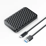 2520C3-V1 2,5 hüvelykes HDD/SSD USB-C 5 Gb/s ház – fekete