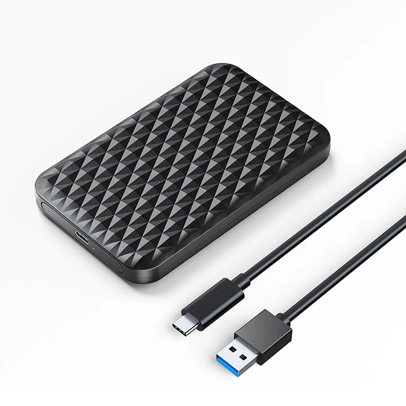 2520C3-V1 2,5 hüvelykes HDD/SSD USB-C 5 Gb/s ház – fekete