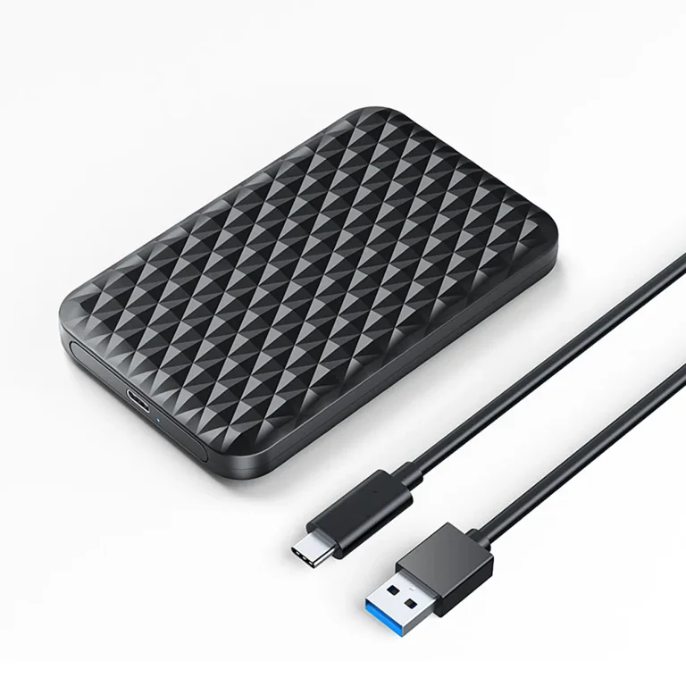 2520C3-V1 2,5 hüvelykes HDD/SSD USB-C 5 Gb/s ház – fekete