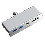 MH5PMM Hub USB-C / USB-A, SD, TF, 3,5 mm-es audio csatlakozókhoz – ezüst 2
