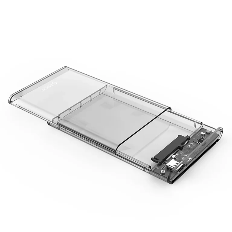 2139C3 2,5'' HDD/SSD USB-C 5 Gb/s ház - Átlátszó