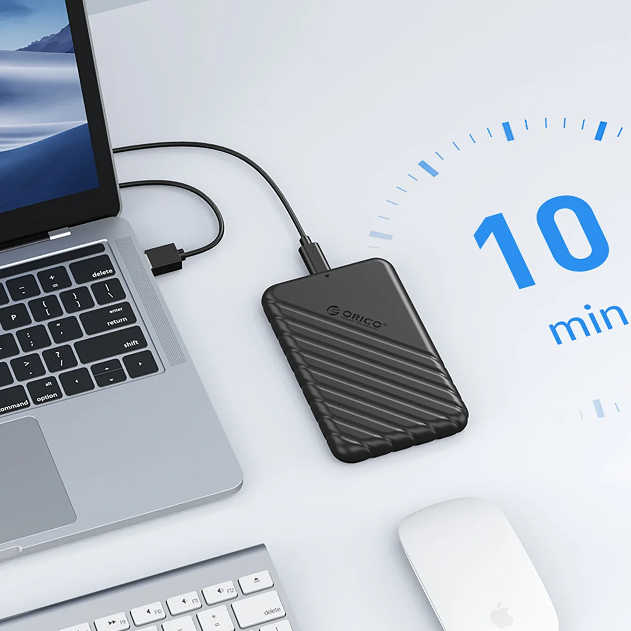 25PW1-U3 2,5'' HDD / SSD USB Micro-B 5 Gb/s meghajtóház – fekete 3