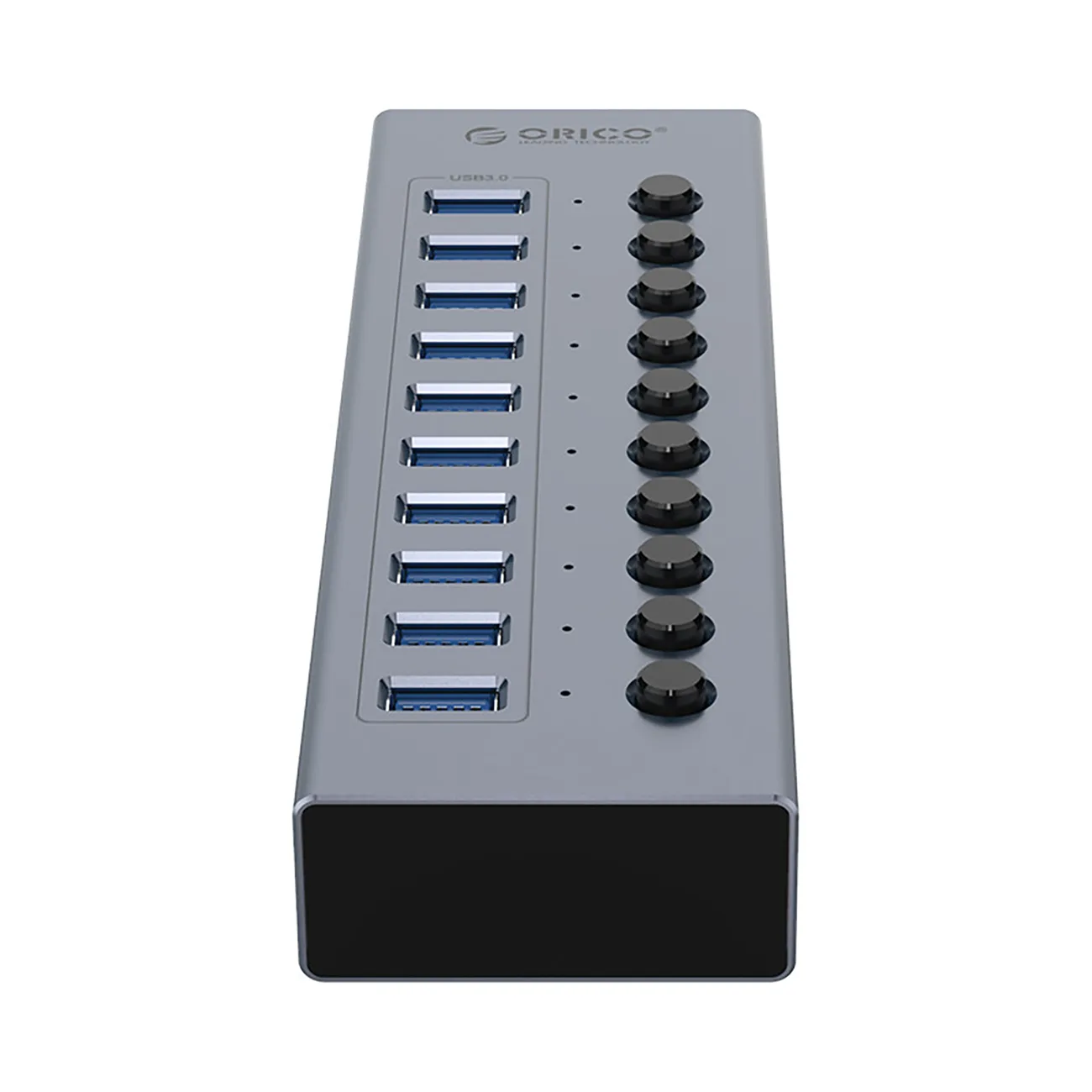 Rozbočovač BT2U3-10AB s 10 portmi USB-A – sivý 2