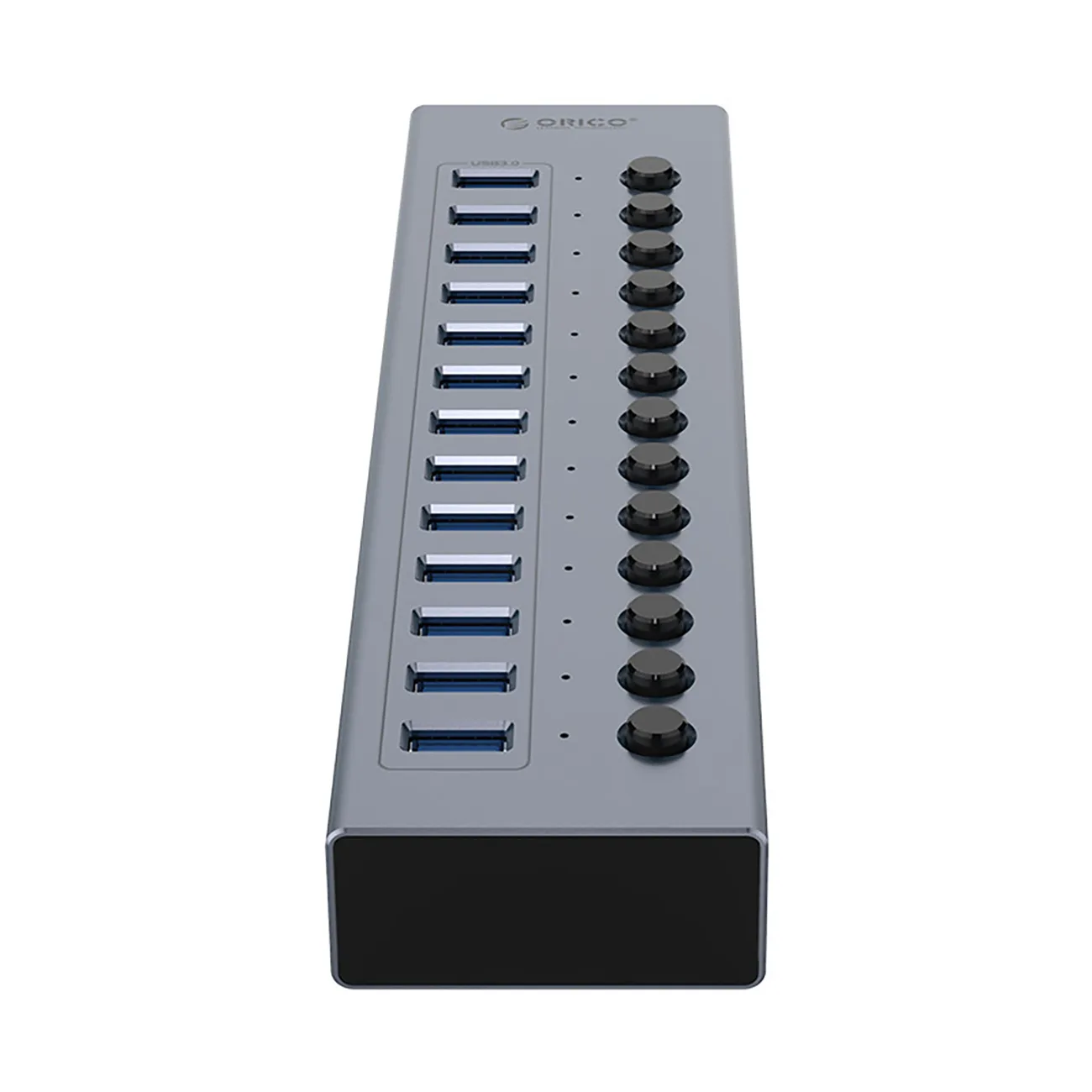 Rozbočovač BT2U3-13AB s 13 portmi USB-A – sivý 3