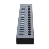 BT2U3-16AB Hub mit 16 USB-A-Anschlüssen – grau 3