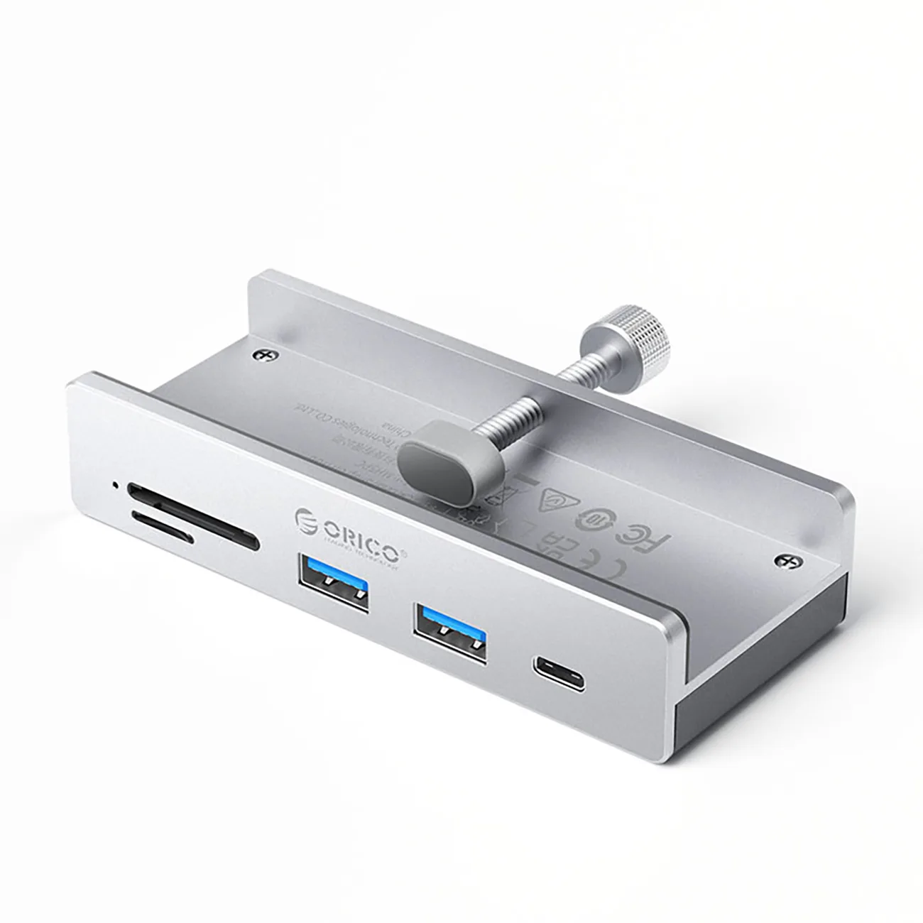 MH5PC hub USB-C / USB-A, USB-C, SD és TF kártyahelyekkel – ezüst