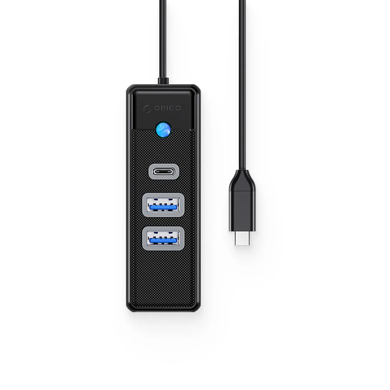 PWC2U-C3 USB-C – USB-A USB-C hub – fekete 3