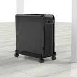 CPB2 Computerregal mit Rollen – schwarz 3