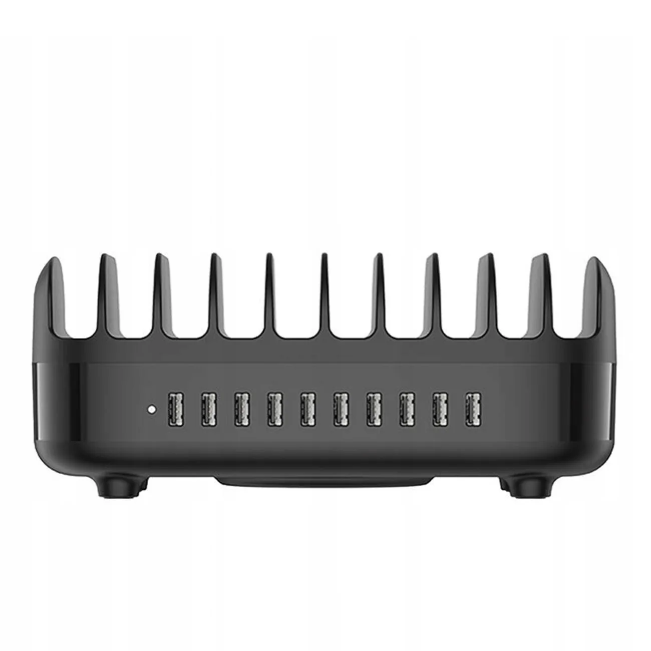 DUK-10P-V1 Stație de încărcare inteligentă pentru telefoane și tablete, 10x USB-A - Negru 2