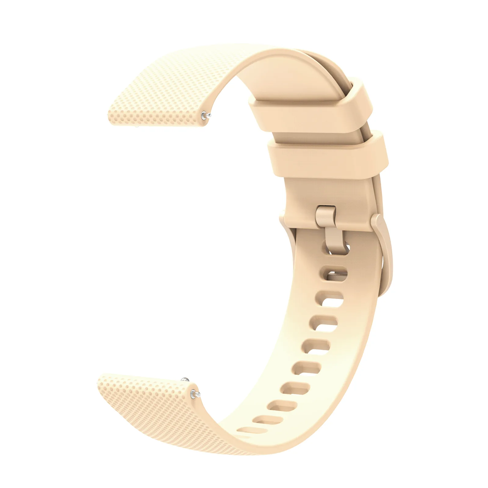 Pasek silikonowy do smartwatcha Huawei Watch GT2/GT3 42mm - beżowy 2