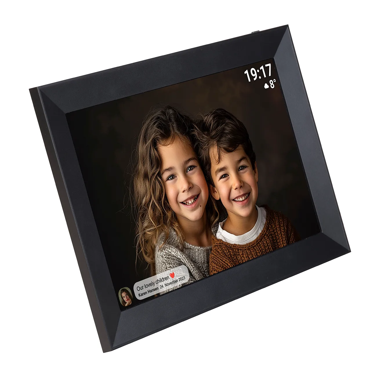 PFF-1012B Rame foto digitală microSD de 10,1'' cu Wi-Fi și 16 GB - Negru 3
