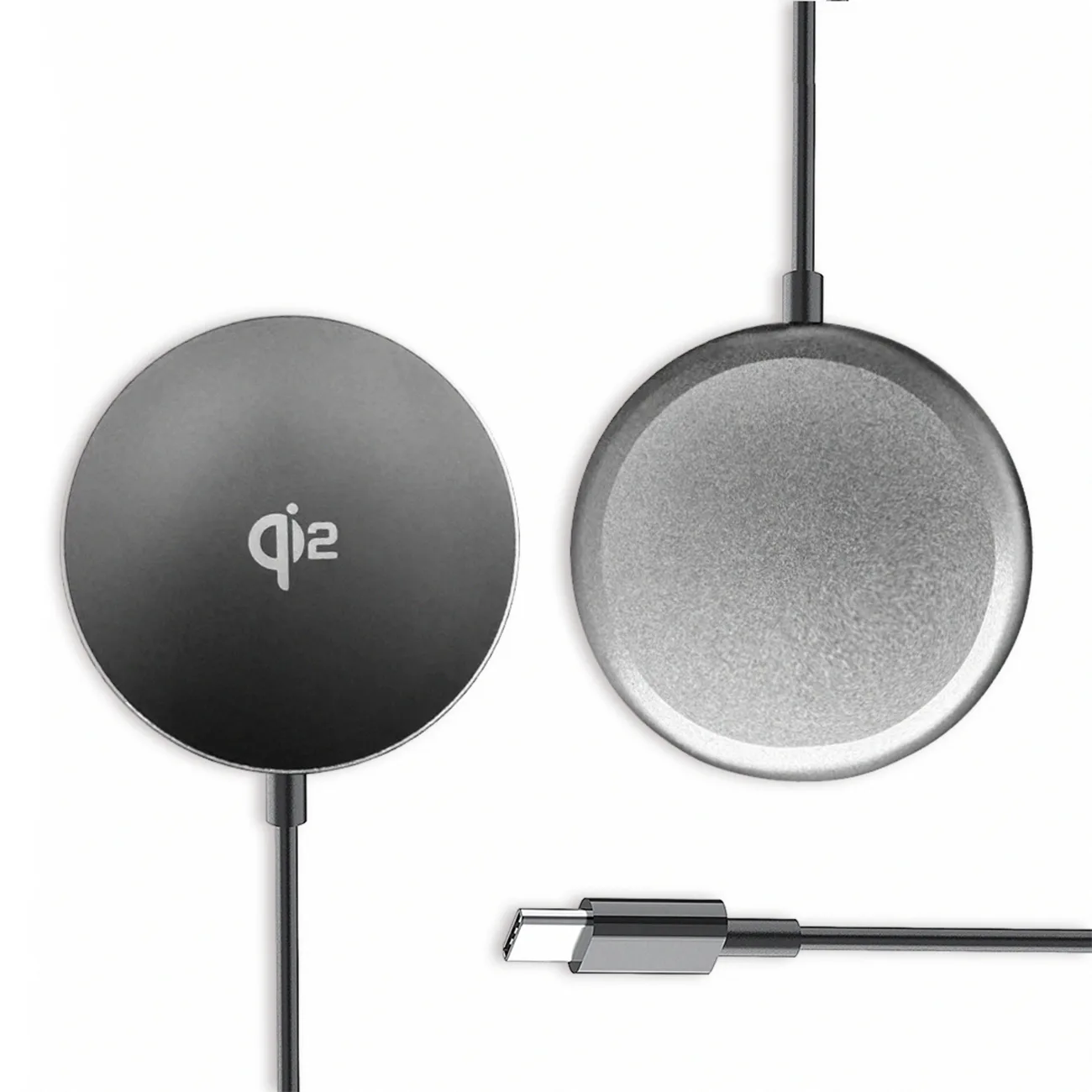 Încărcător magnetic fără fir Qi2 pentru telefon, 15 W - Negru 2