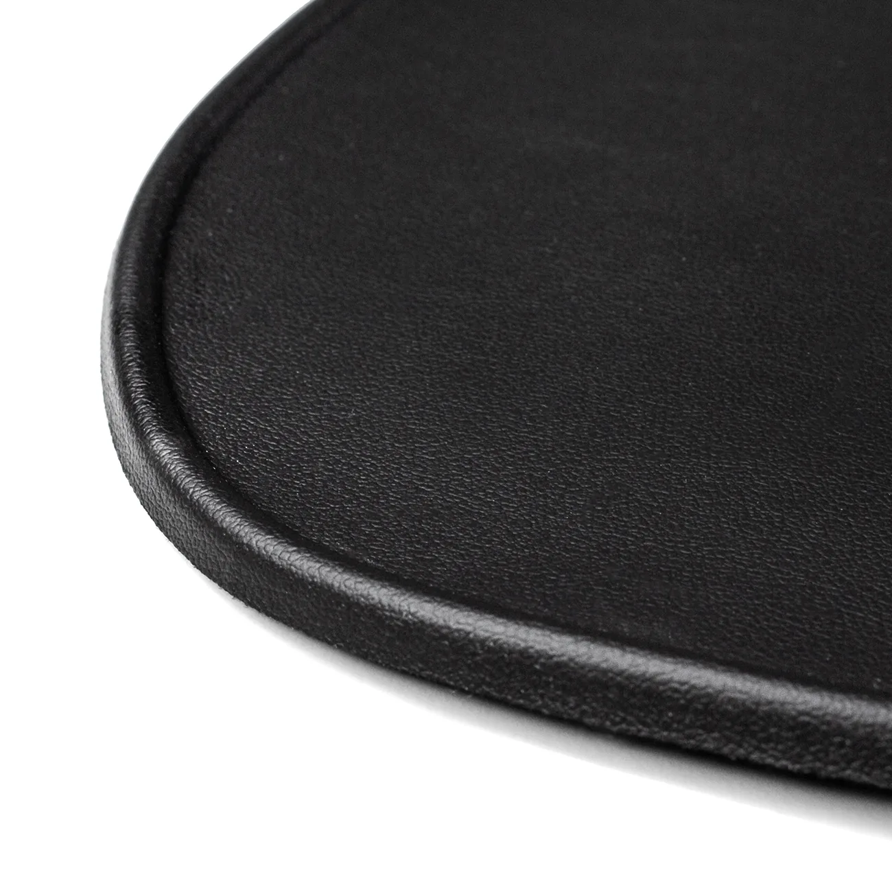 Ergonomski podlog za miš i naslon za zapešće, gel, ekokoža, veliki, neklizajući - crni 4