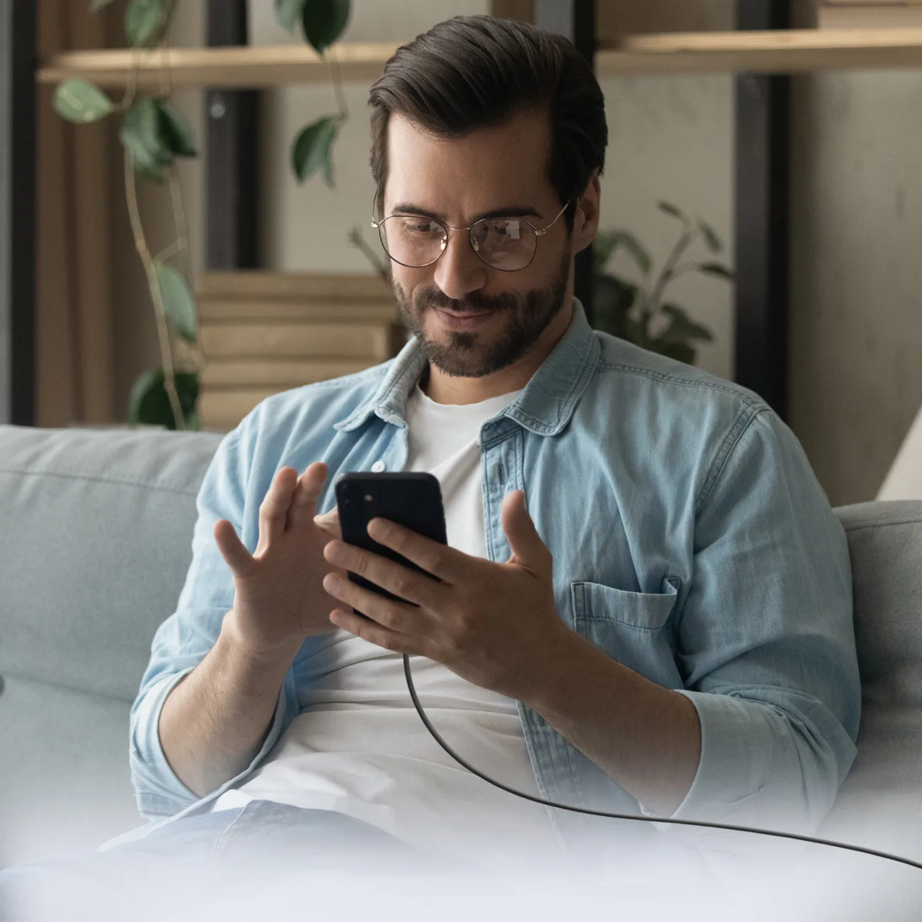 Cablu împletit USB-C de 60 W, 1,5 m - negru 4