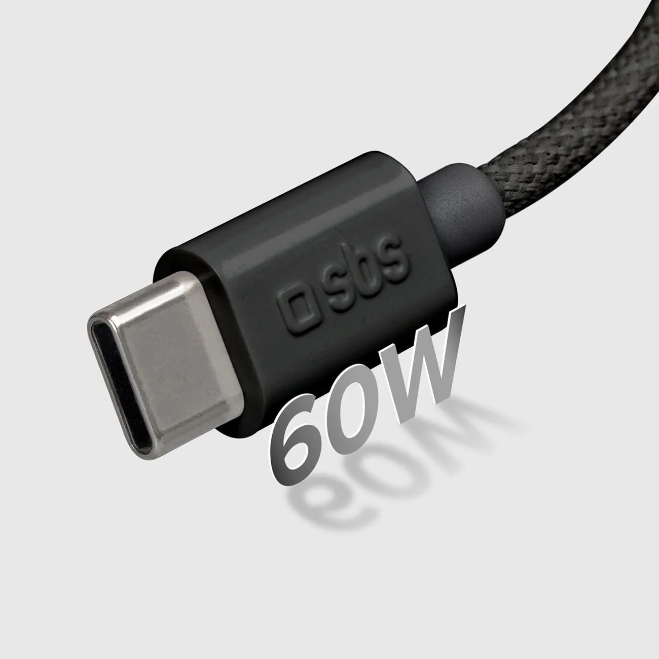 Cablu împletit USB-C de 60 W, 1,5 m - negru 7