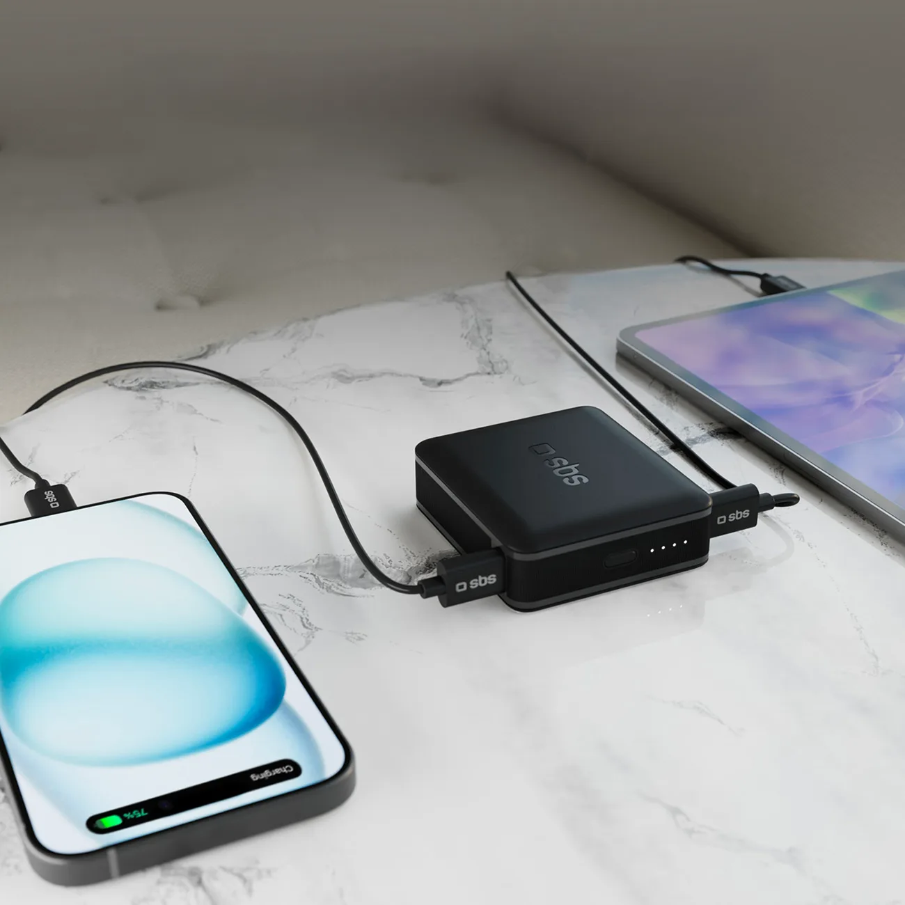 Powerbanka s kapacitou 10 000 mAh a technológiou Power Delivery – čierna 4