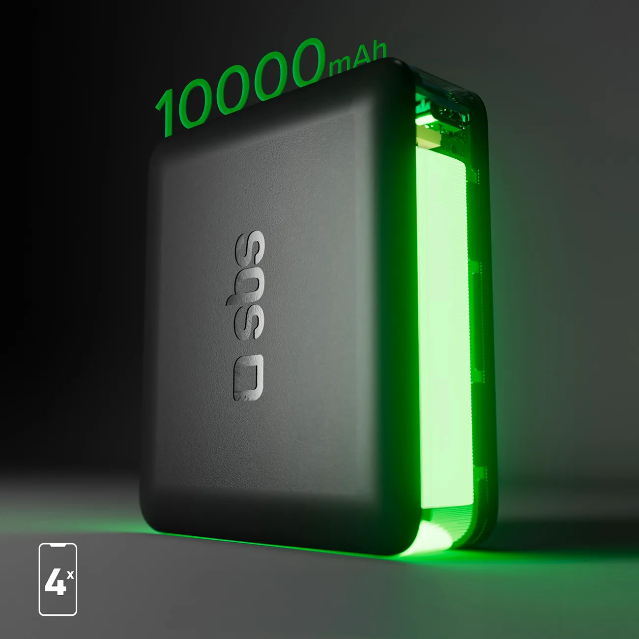 Powerbanka s kapacitou 10 000 mAh a technológiou Power Delivery – čierna 7