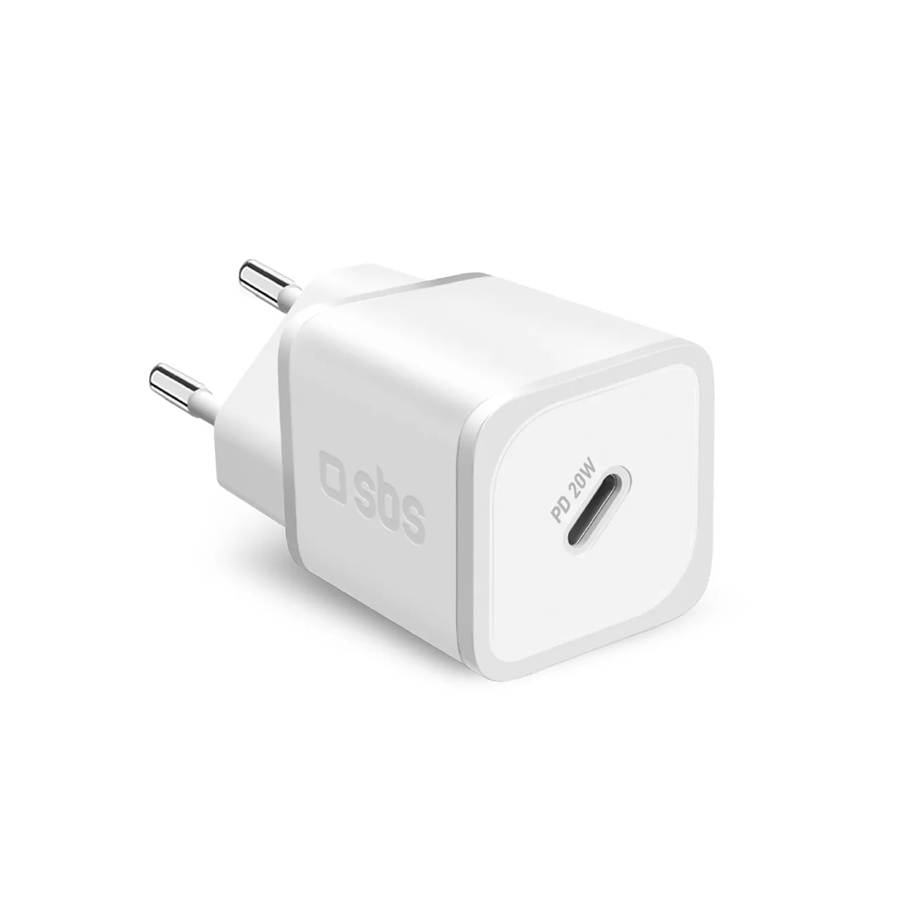 GaN fali töltő Power Delivery 20 W-tal – fehér