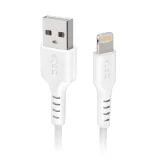 Kábel USB-A na iPhone Lightning – biely