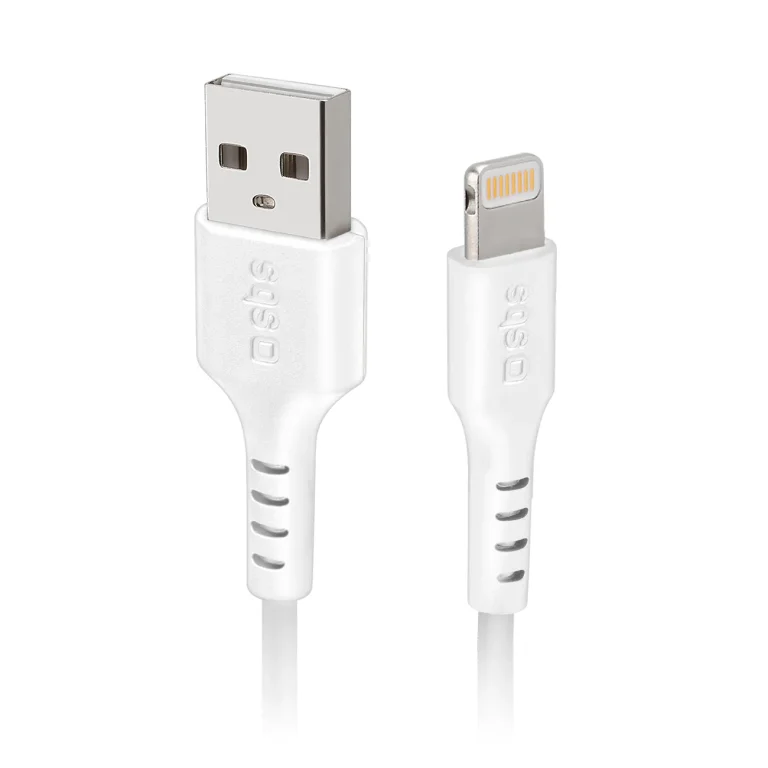 USB-A – iPhone Lightning kábel – fehér