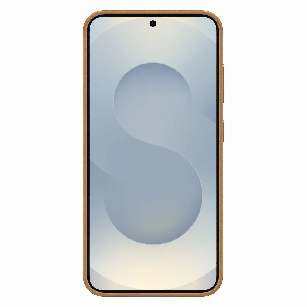 Samsung KindSuit tok öko-bőr hátlap a Samsung Galaxy S25-hez – arany 2