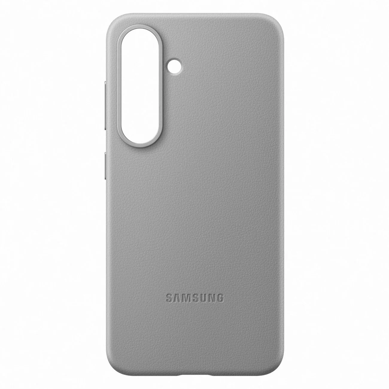 Samsung KindSuit tok, öko-bőr hátlap a Samsung Galaxy S25-hez – szürke 4