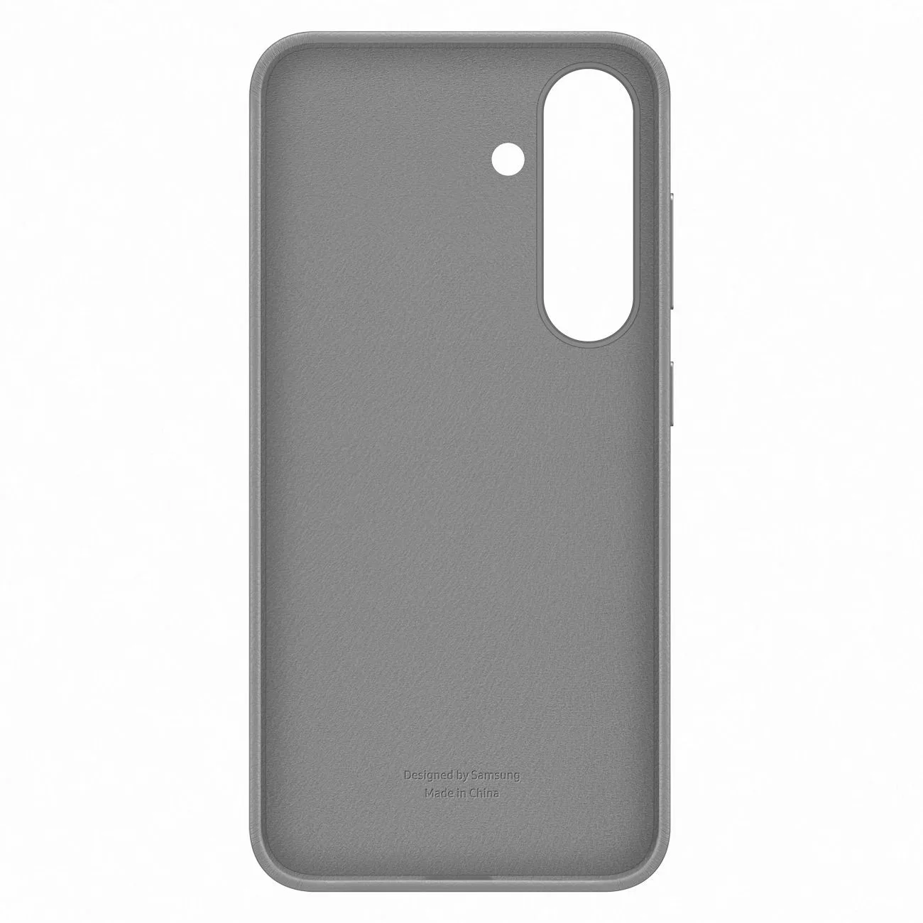 Samsung KindSuit tok, öko-bőr hátlap a Samsung Galaxy S25-hez – szürke 5
