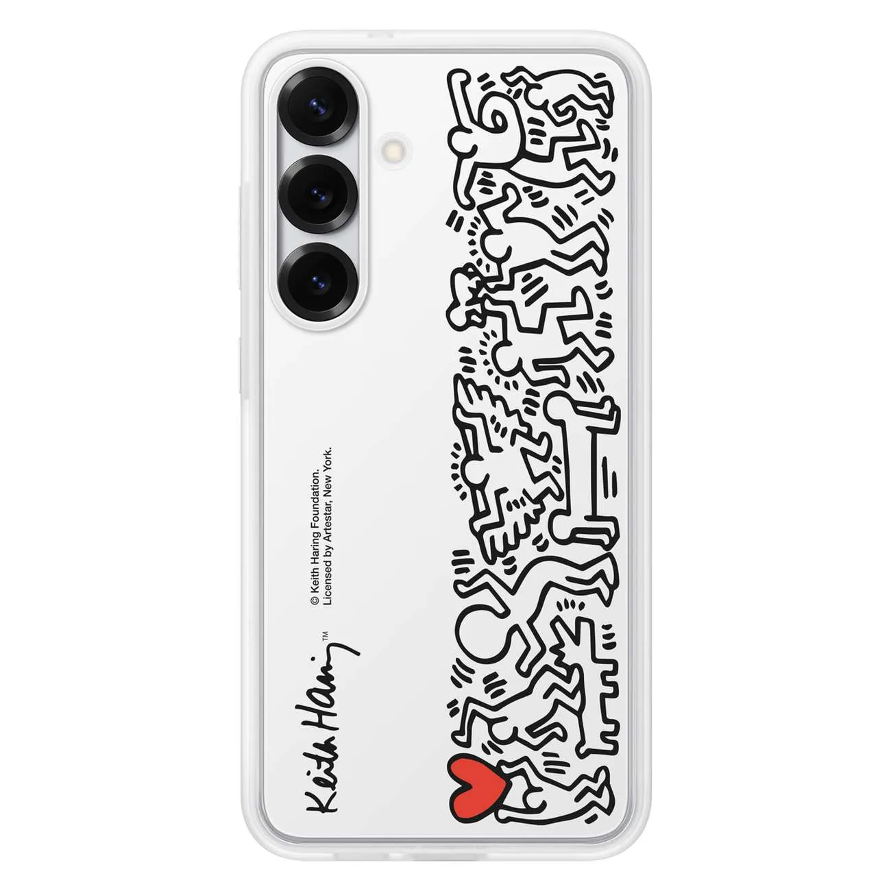 Samsung Flipsuit tok Samsung Galaxy S25+ készülékhez – fehér