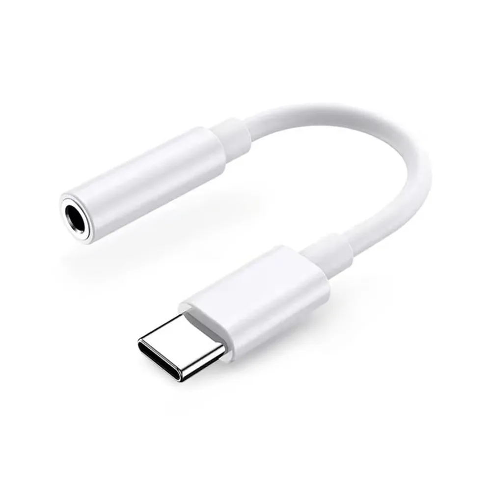 Samsung DAC USB-C – 3,5 mm-es mini jack fejhallgató-adapter – Fehér