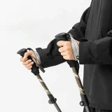 Hliníková trekingová palica na nordic walking 110–130 cm, hnedá – 1 ks. 4