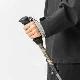 Hliníková trekingová palica na nordic walking 110–130 cm, hnedá – 1 ks. 5