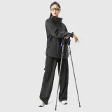 Kij kijek trekkingowy nordic walking aluminiowy 110 - 130 cm fioletowy - 1 szt. 5