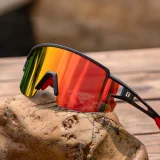 Ochelari de ciclism polarizați pentru copii cu filtru UV - albi și albastri 7